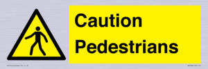 Caution Pedestrians